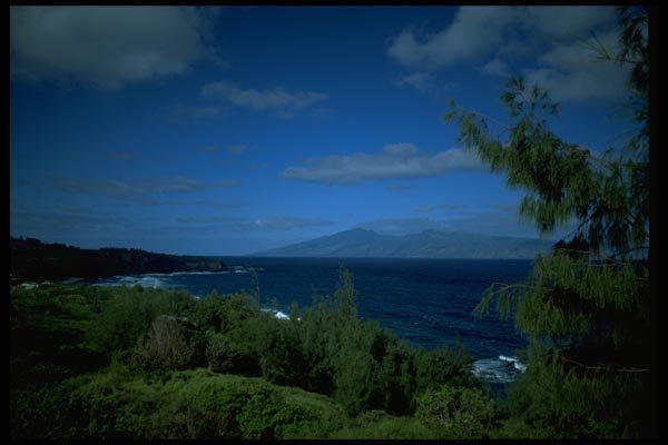 005099 View Of Hawaiian Islands A4 Photo Print