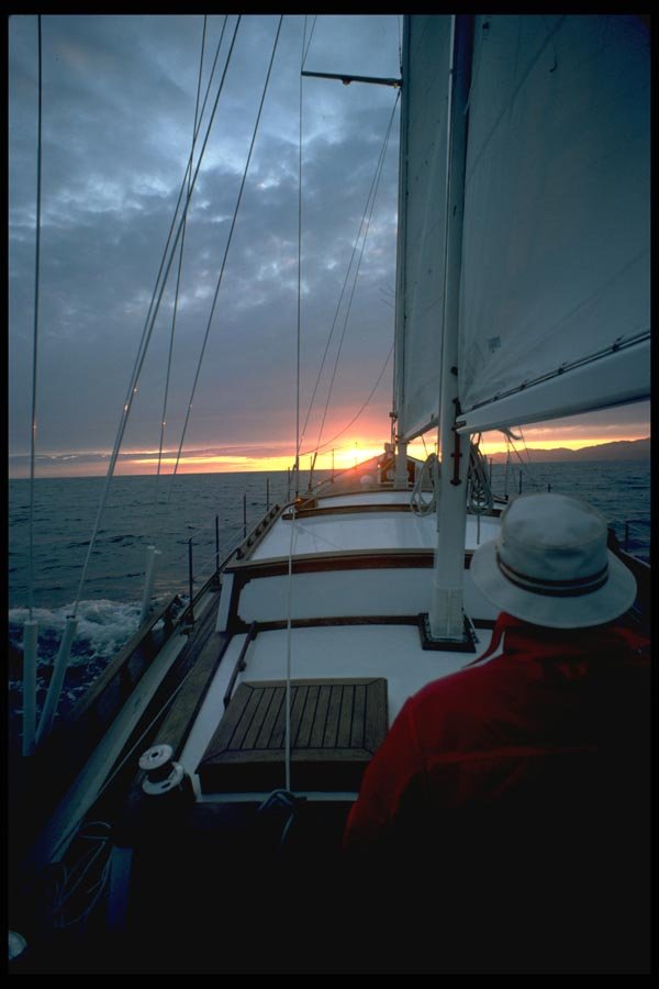 007033 Sailing Into Sunset A4 Photo Print