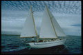 007034 Starboard Of Ketch Under Mackerel Sky A4 Photo Print