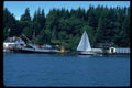 007053 Ketch At Canadian Port A4 Photo Print