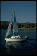 007055 Small Sailboat A4 Photo Print