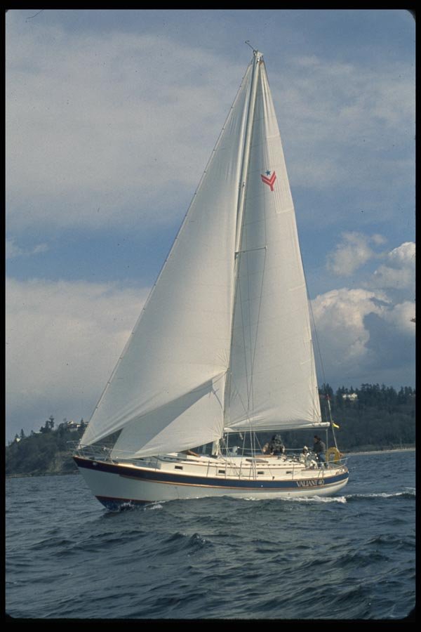 007081 Cutter With Wind At Rear A4 Photo Print