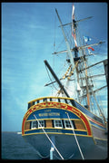 007092 Lady Washington At Dock A4 Photo Print