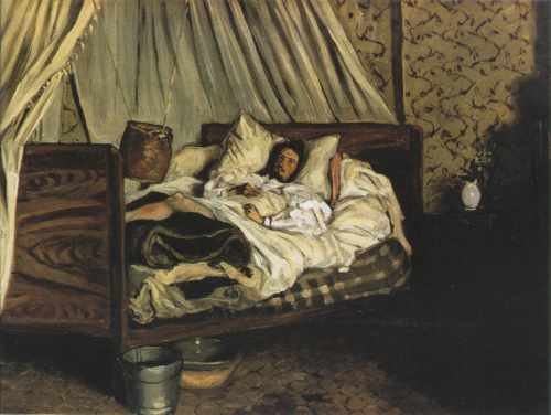 008 Frederic Bazille The Improvised Ambulance Claude Monet Wounded 1866 A4 Photo Print
