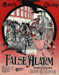 01 Fire Fighting Falsealarm 1905 Vintage A4 Photo Print