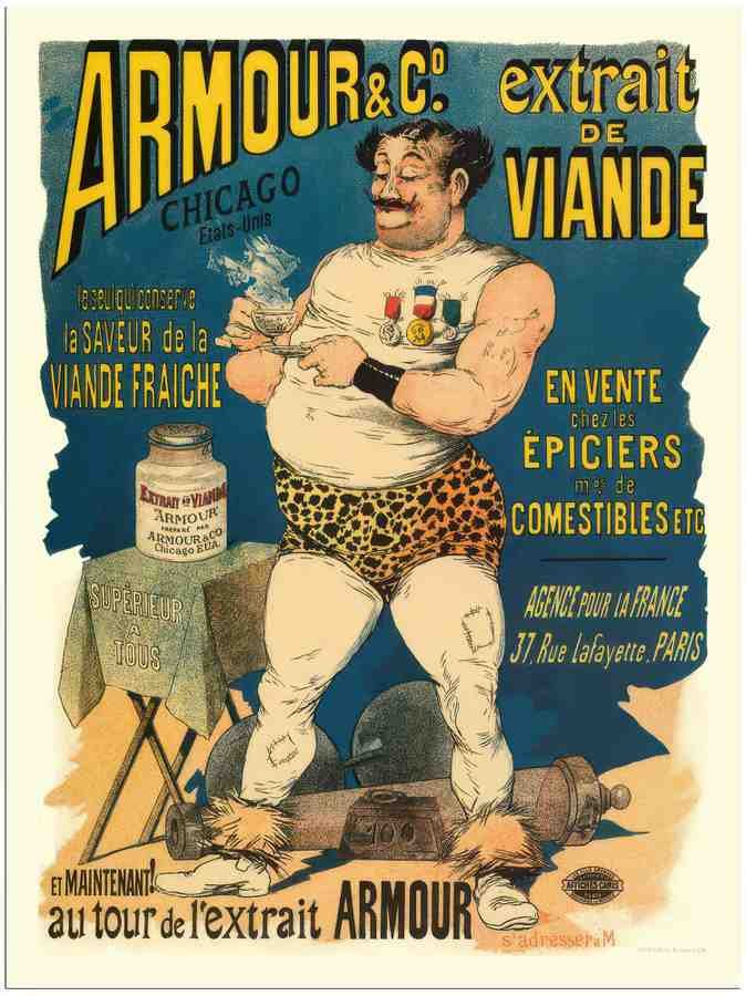 01 armour and co france 2 Vintage Advert A4 Photo Print