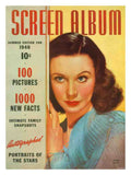 01 screen album vivien leigh 2 Vintage Advert A4 Photo Print