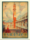 01 vicenza venezia venice italy 2 Vintage Advert A4 Photo Print
