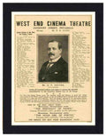 01 west end cinema thatre london 1916 2 Vintage Advert A4 Photo Print