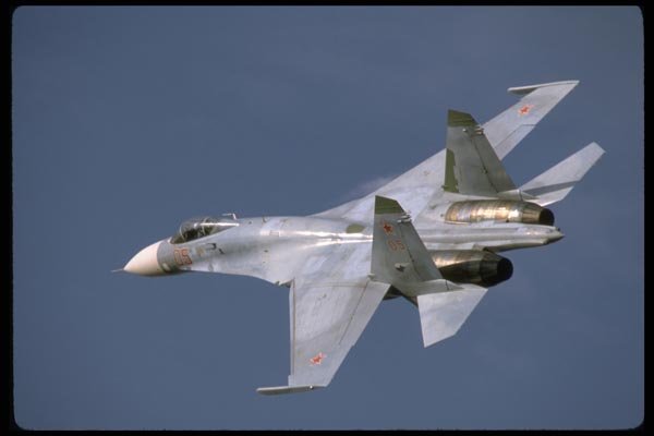 010001 Soviet SU 27 In Flight A4 Photo Print
