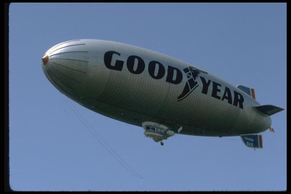 010004 Goodyear Blimp A4 Photo Print