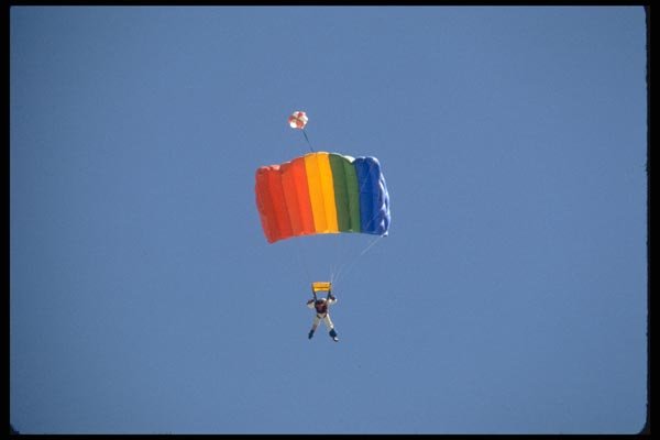 010005 Parasail From Rear A4 Photo Print