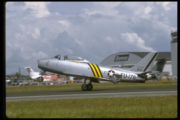 010019 Only Flying F 86A, On Ground A4 Photo Print