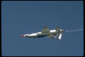 010053 Thunderbird T 38 Jet Upside Down A4 Photo Print