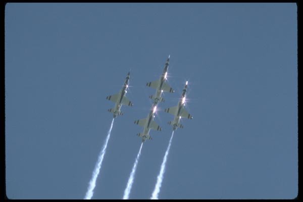 010054 Four T 38 Jets In Diamond, Climbing A4 Photo Print