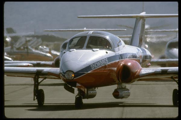 010059 One Snowbird Jet On Ground A4 Photo Print