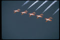 010072 Five Snowbirds Flying Upside Down A4 Photo Print