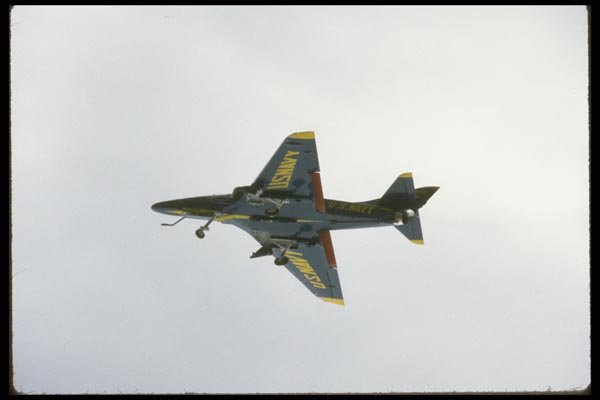 010079 One Blue Angel A 4 Flying A4 Photo Print