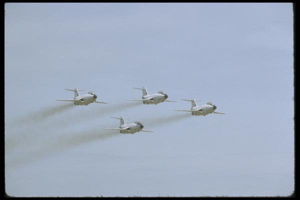 010084 Four CF 101s Flying In Formation A4 Photo Print