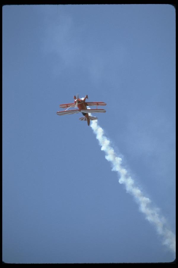 010091 Pitts Special, Flying Upside Down A4 Photo Print