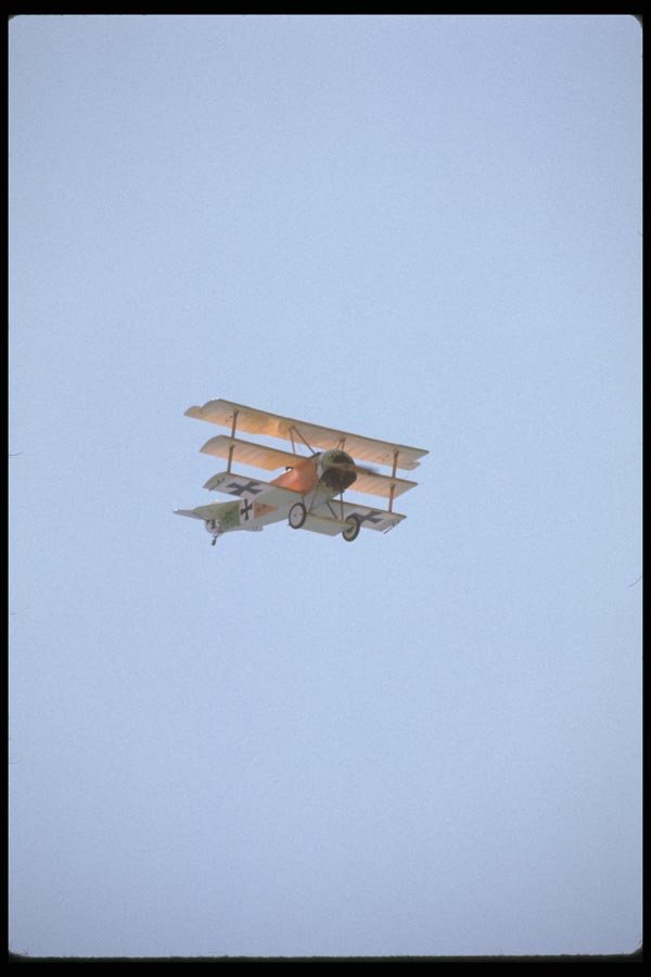 010092 Fokker Tri plane Replica Of Red Baron A4 Photo Print