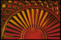 011033 Patterned Red Glass A4 Photo Print