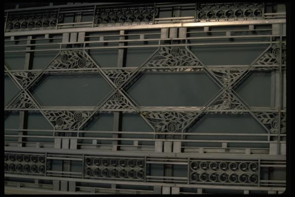 011038 Steel Ornamental Tracery A4 Photo Print