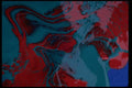 011049 Green And Red Marbling A4 Photo Print