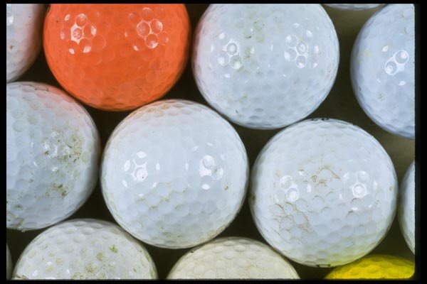 011060 Golf Balls A4 Photo Print