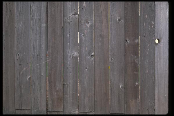 011071 Grey Board Fence A4 Photo Print
