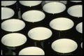 011097 Black And White Coffee Mug Rims A4 Photo Print