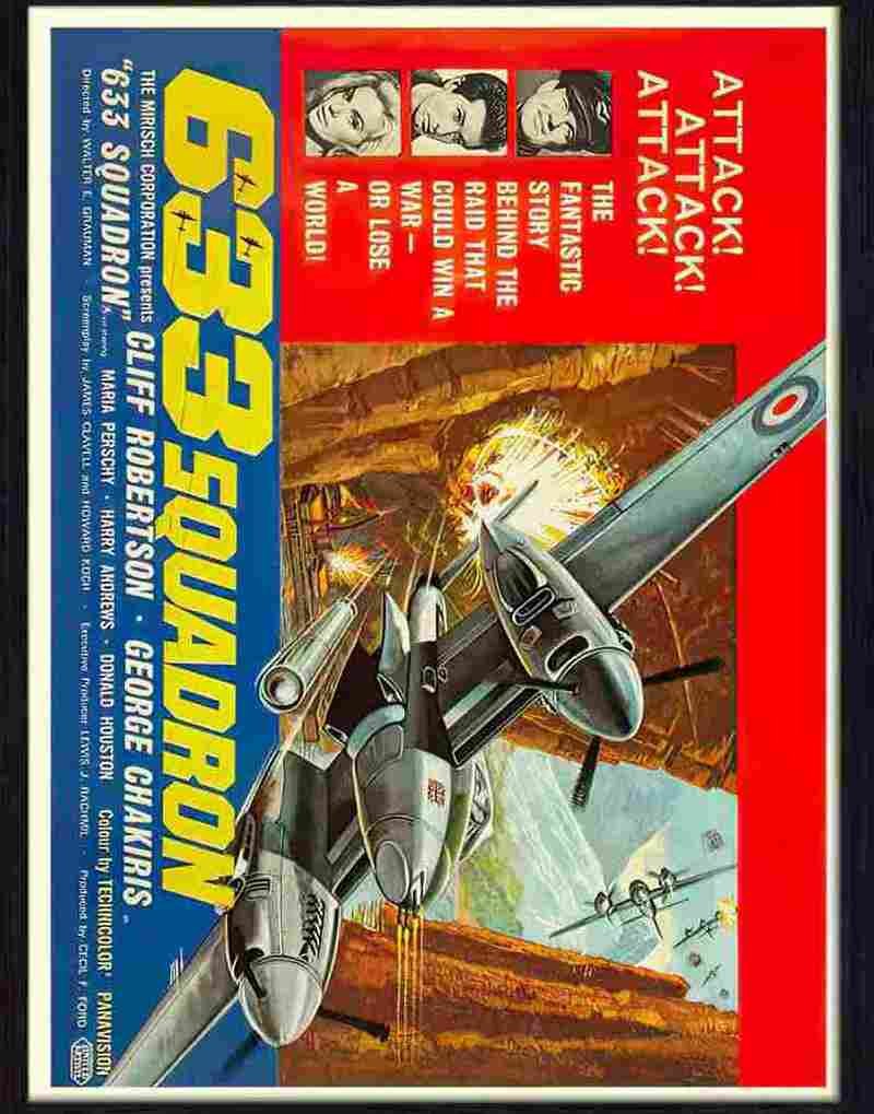 012 01 633 squadron war movie 2 Advert A4 Photo Print