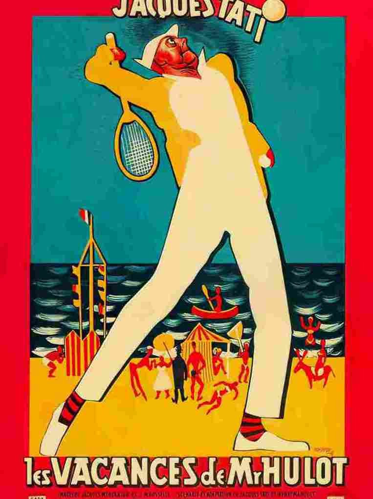 013 06 vacances de monsieur hulot holiday 2 Advert A4 Photo Print