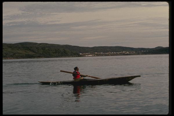 014027 Inuit Kayaker A4 Photo Print