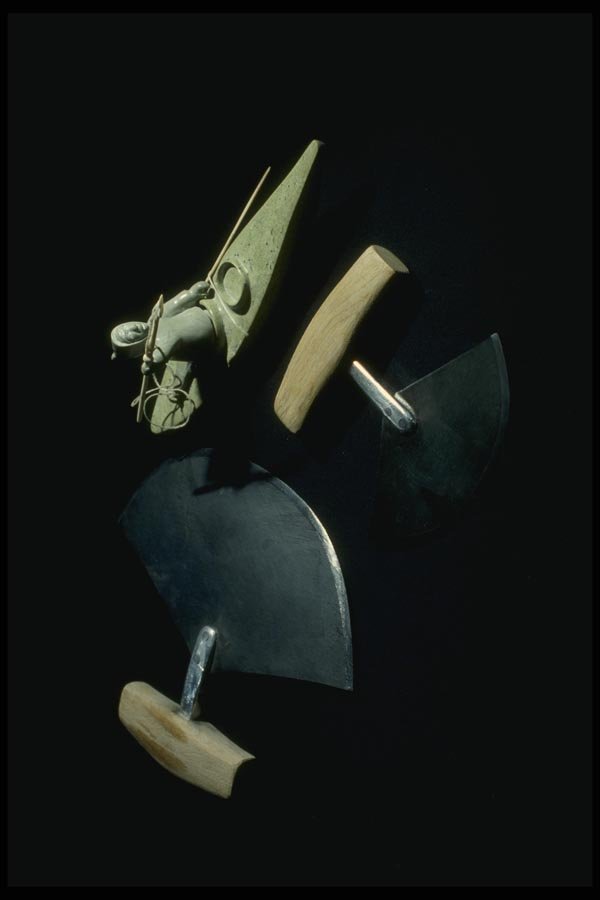 014045 Soapstone Carvings And Ulu A4 Photo Print