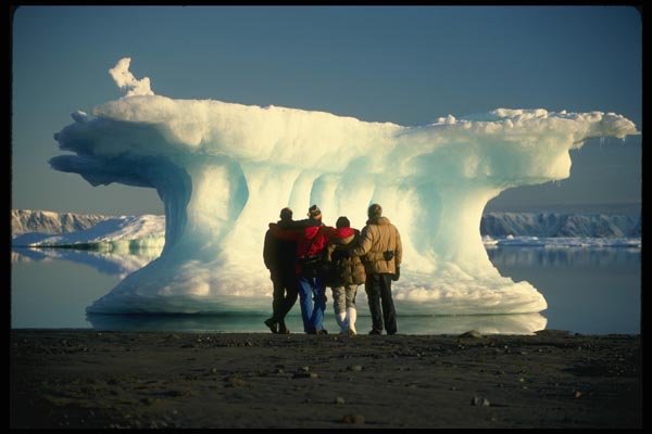 014052 Iceberg On Ellesmere Island A4 Photo Print