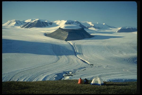 014067 Camped At Ellesmere Island National Park A4 Photo Print