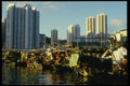 015085 Boats In Harbor, Hong Kong A4 Photo Print