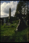 017046 Tower And Grave Yard, Wicklow Mountains A4 Photo Print