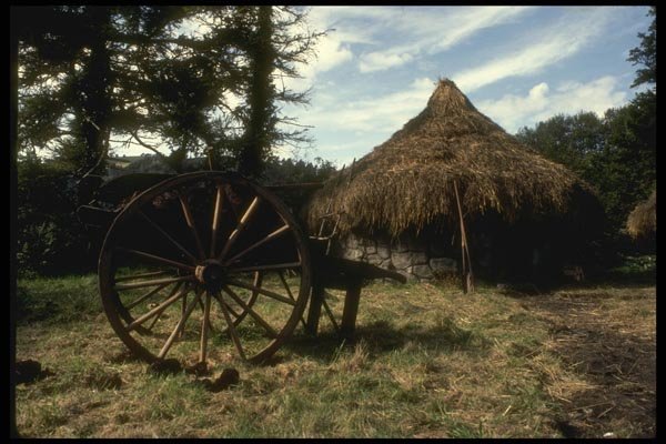 017055 Historic Settlement, Wicklow Mountains A4 Photo Print
