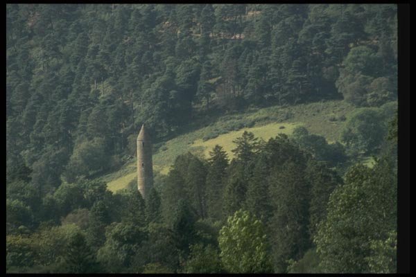017057 Tower, Wicklow Mountains A4 Photo Print