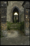 017073 Doorway, Ashford Castle A4 Photo Print
