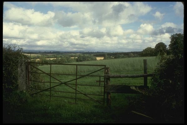017090 Gate To Fields, Wicklow Mountains A4 Photo Print