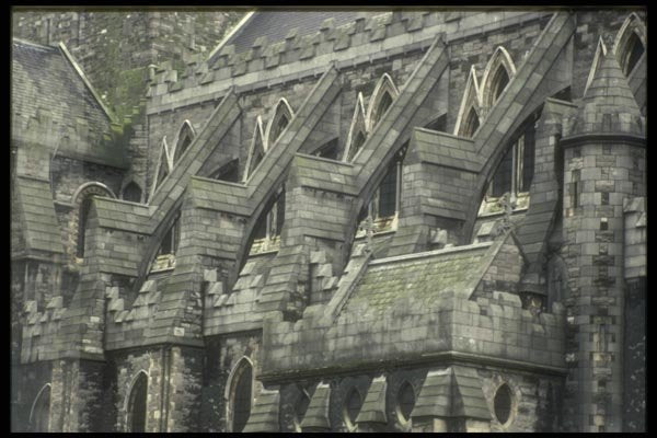 017098 Church Gables, Dublin A4 Photo Print