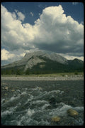 018002 Bow River Near Banff, Alberta A4 Photo Print