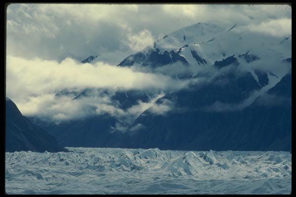 018021 Donjek Glacier Kluane Park, Yukon A4 Photo Print