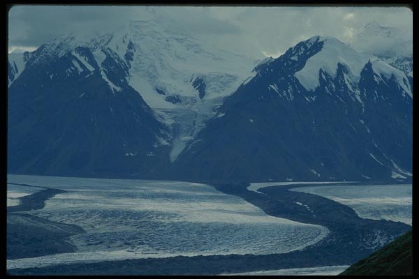 018023 Kaskawulsh Glacier Kluane Park, Yukon A4 Photo Print