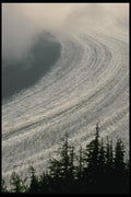 018032 Glacier Near Stewart Park, B.C. A4 Photo Print