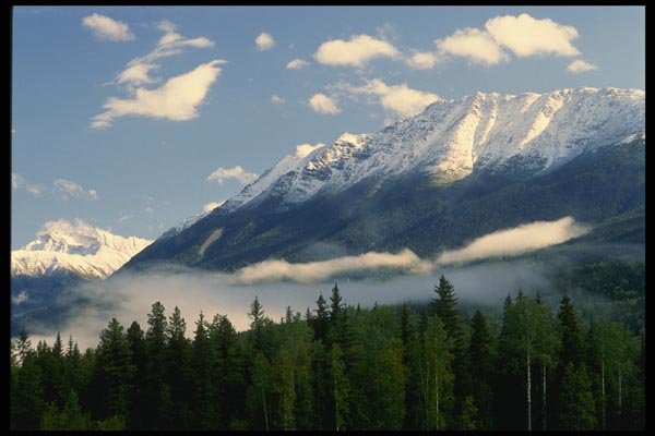 018062 Skeena Mountains, North Of Kispiox A4 Photo Print