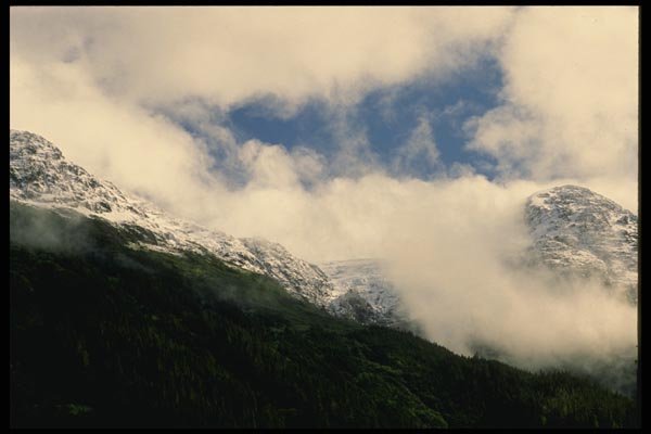 018069 Coast Mountains Near Stewart, B.C. A4 Photo Print